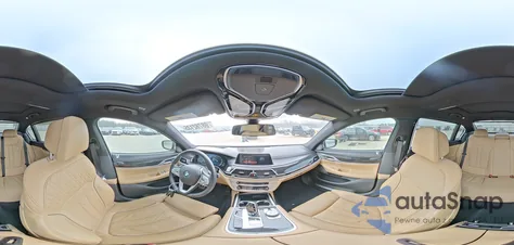 2019 BMW 740 I z USA, uszkodzony, nr VIN WBA7E2C54KB454503